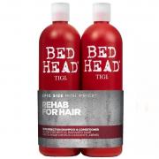 提碁 TIGI BED HEAD 摩登健康 DUO 洗髮精 750ml + 修護...